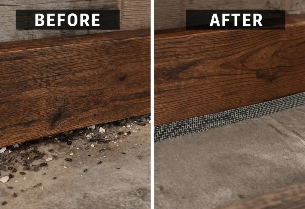 attic rodent infestation before after Missoula, MT